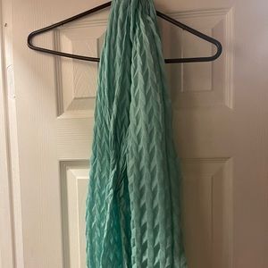 Teal scarf